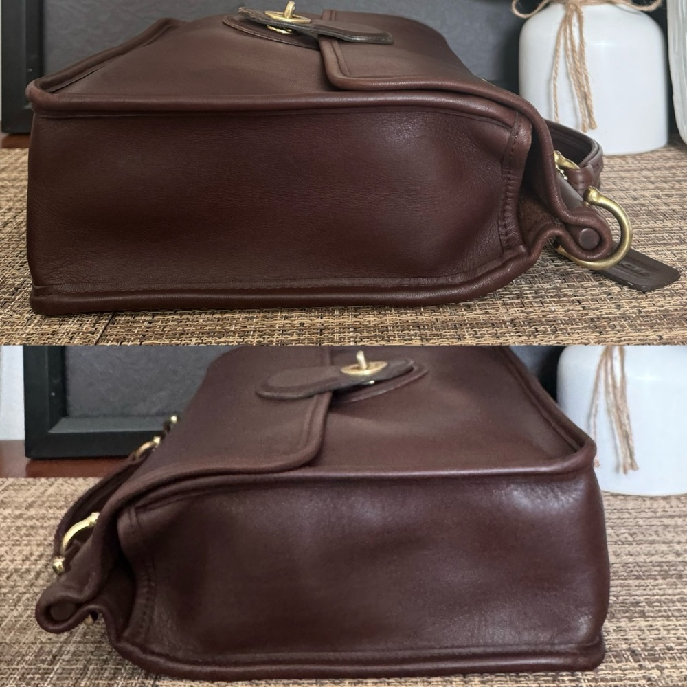 ❤️SOLD❤️Vintage Coach Mahogany Willis Bag 9927 - Picture 6 of 14